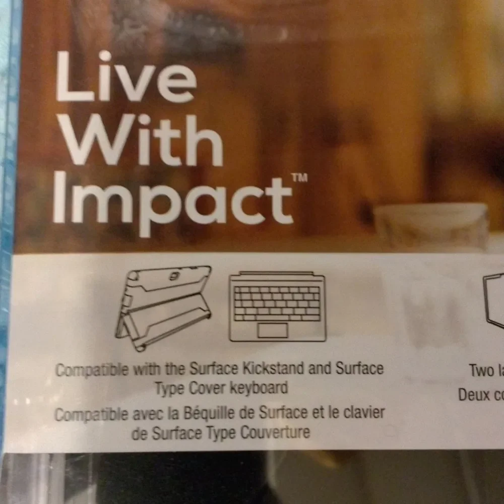NWT Trident Case Cyclops Series for Surface 3 Microsoft. Black case.